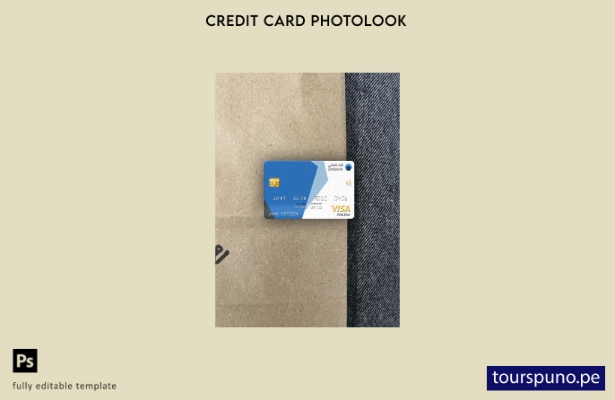 listo para imprimir plantilla frontal de aspecto fotográfico de la tarjeta ele 1